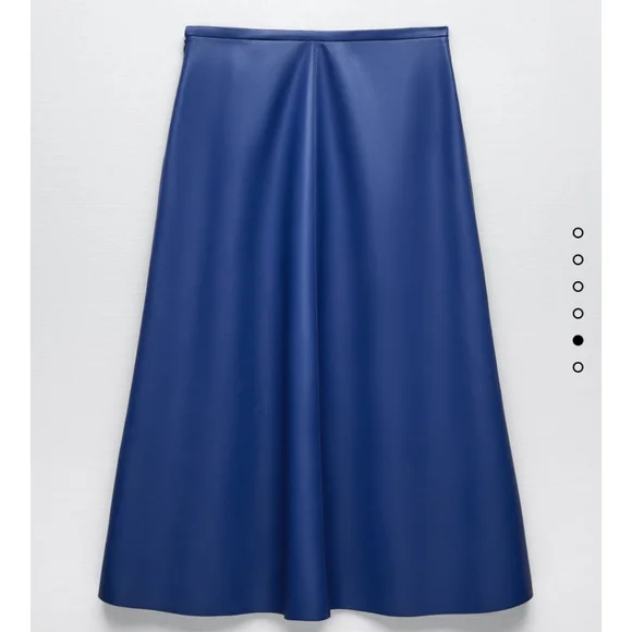 BNWT! Zara Faux Leather Skirt - Picture 7 of 10